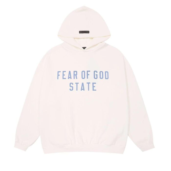 Fear of God Essentials State Ivory White Hoodie