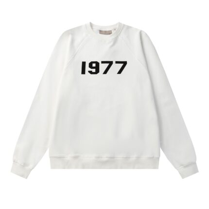 Fear Of God Essentials 1977 Crewneck Sweatshirt – White