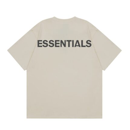 Essentials Fear Of God Reflective Cream T-Shirt