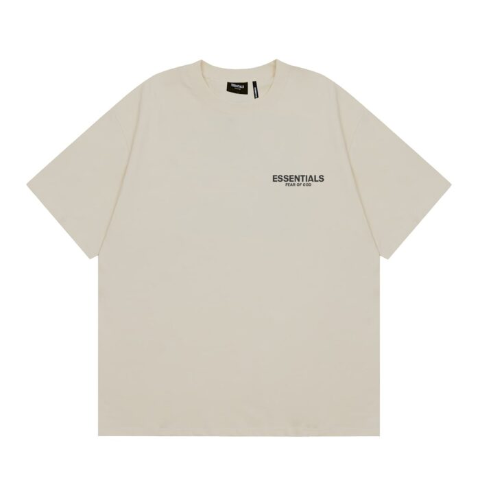 Essentials Fear Of God Reflective Cream T-Shirt