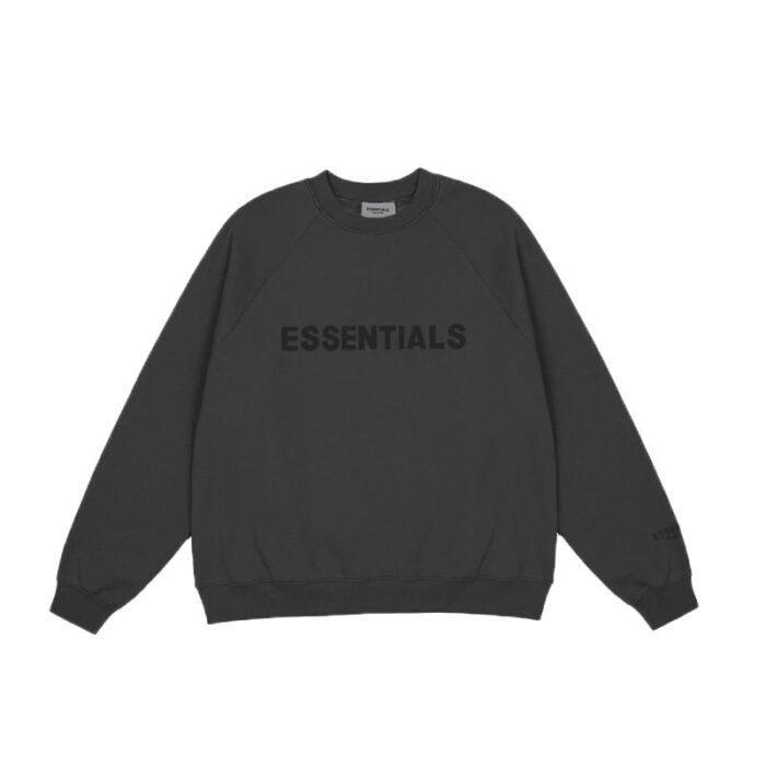 Fear Of God Essentials Crewneck Sweatshirt – Dark Gray