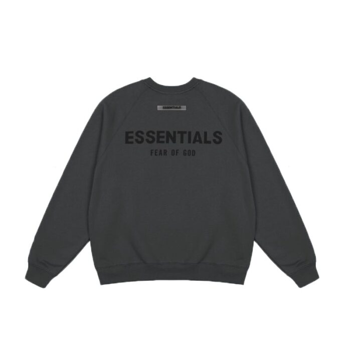 Fear of God Essentials Gray Crewneck Sweatshirt