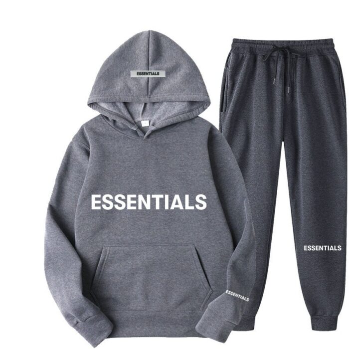 Essentials Dark Grey Tracksuit